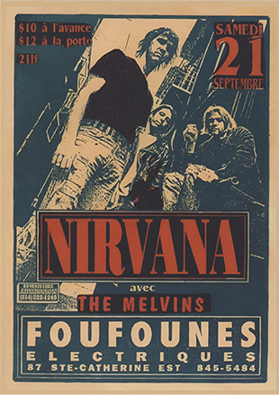 Nirvana Live at Foufounes Électriques