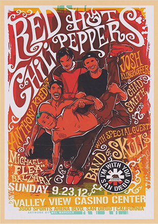 Red Hot Chilli Peppers Live at the Valley View Casino Center