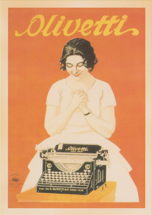 Olivetti Typewriter Ad