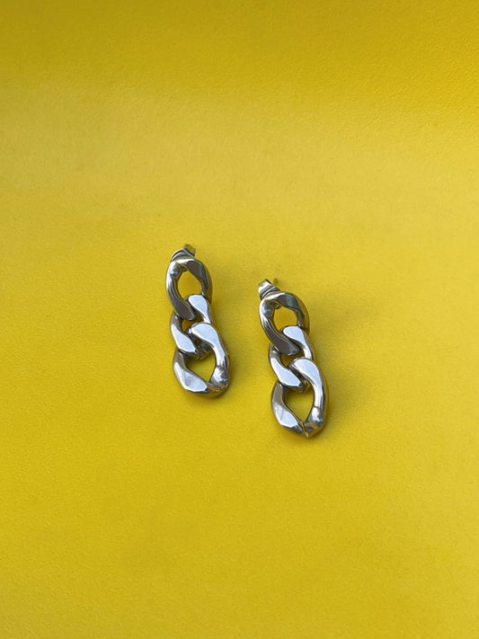 Steel Chain Earrings