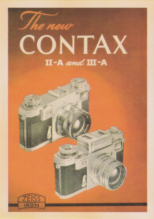 Contax Cameras Ad