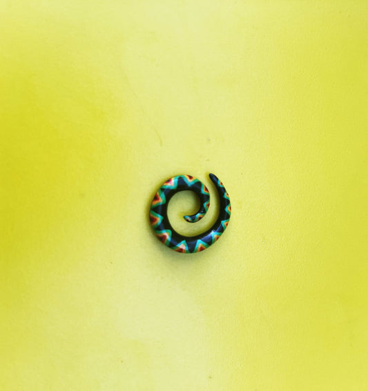 Rasta Tribal Spiral (4mm)