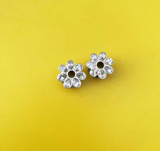 Silver Flower Tunnels (11.2mm)